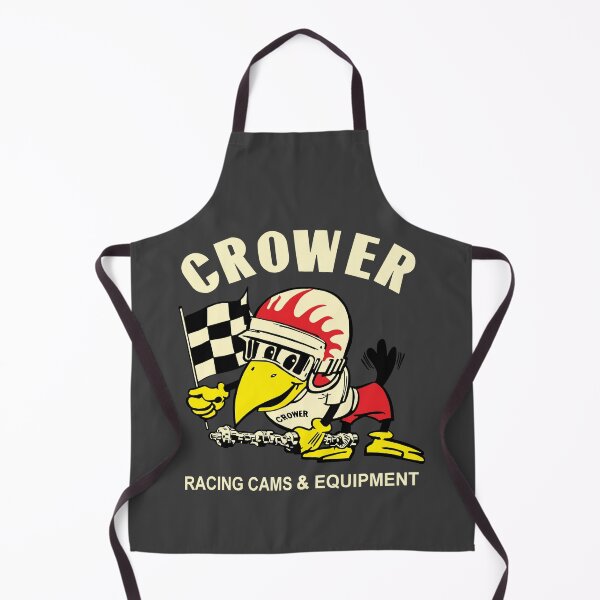 Item preview, Vintage Crower Racing Cams & Equipment - white print designed and sold by retropetrol.
