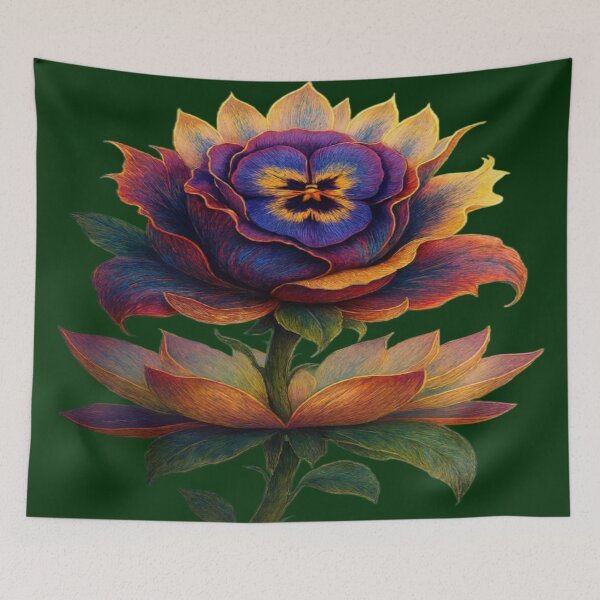 Item preview, queen flower designed and sold by Ecosetereos.