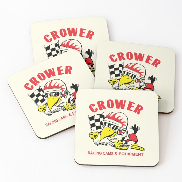 Item preview, Vintage Crower Racing Cams & Equipment - red print designed and sold by retropetrol.