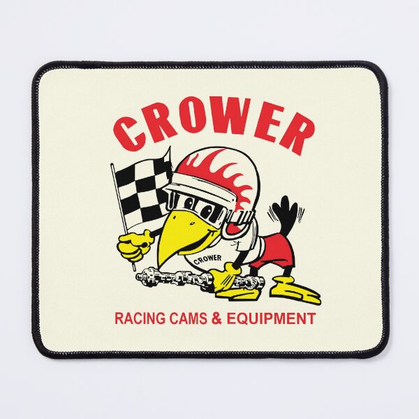 Item preview, Vintage Crower Racing Cams & Equipment - red print designed and sold by retropetrol.