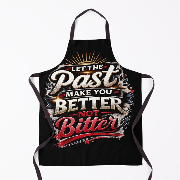 Item preview, Let the Past Make You Better Not Bitter – Motivational Growth Quote Design designed and sold by The Bearded Embroiderer.