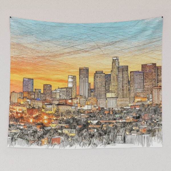 Item preview, Los Angeles skyline designed and sold by sid1802.