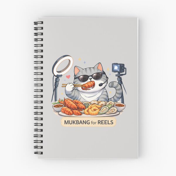 Item preview, Mukbang For Reels Funny Cat Food Content Creator Humor designed and sold by Mindworx21.