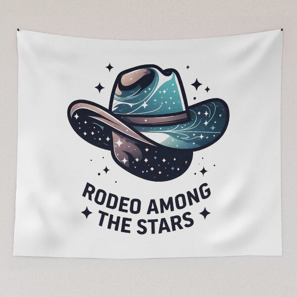 Item preview, Cosmic Rodeo Among the Stars – Galactic Cowboy Hat designed and sold by Art-Arcade6.