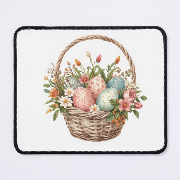 Item preview, Floral Eggs Easter Basket Sticker designed and sold by MaisonMaria.