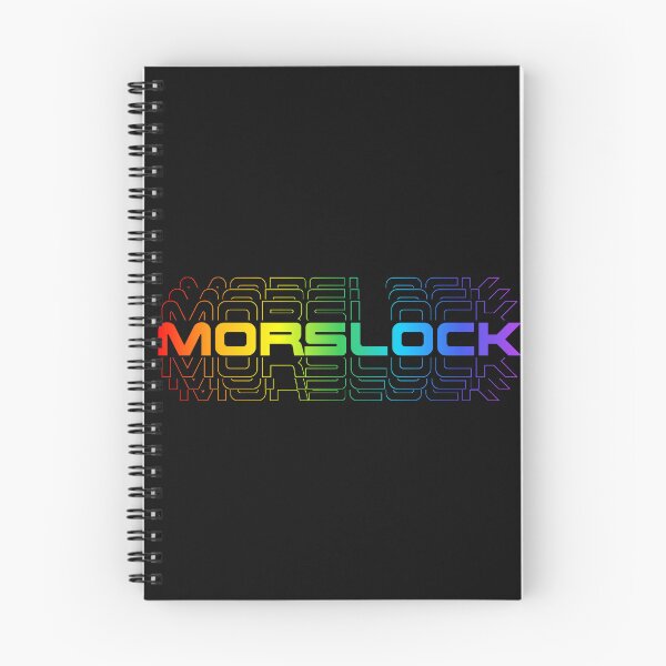 Item preview, Morslock – North German saying Retro Rainbow Typography designed and sold by Fies-und-Fein.