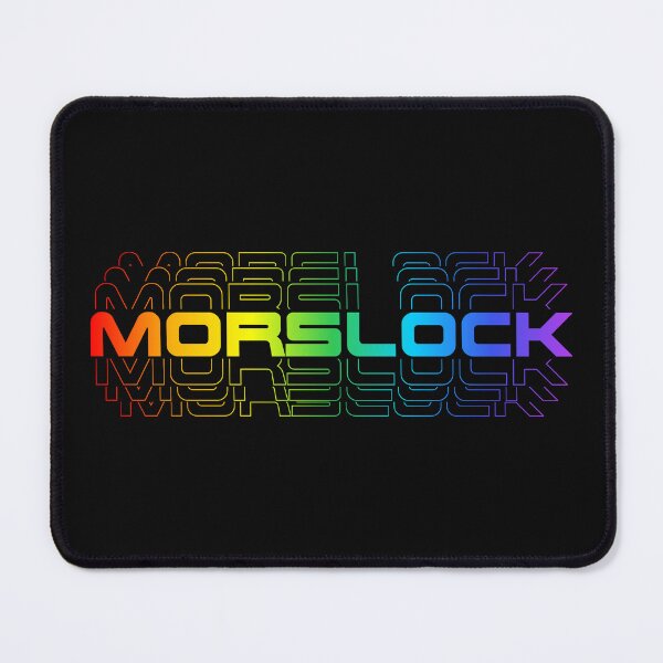 Item preview, Morslock – North German saying Retro Rainbow Typography designed and sold by Fies-und-Fein.