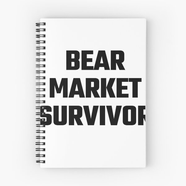 Item preview, Bear Market Survivor - Black Text designed and sold by Fight The Shirts.
