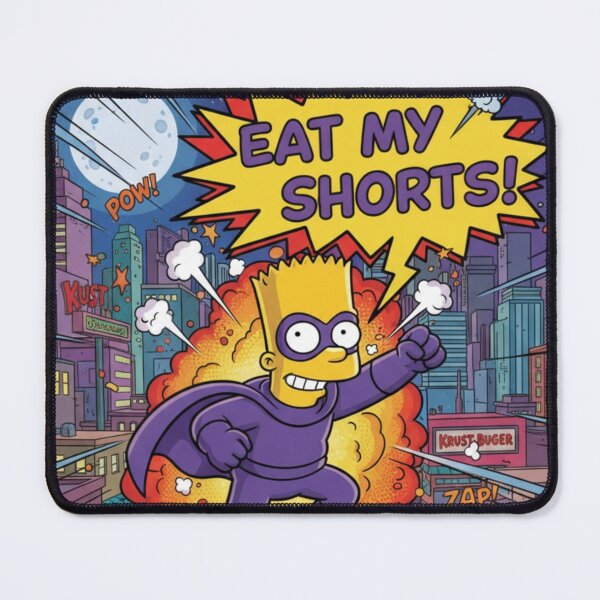 Item preview, Bart SuperHero Cartoon Eat My Shorts designed and sold by DohLab.