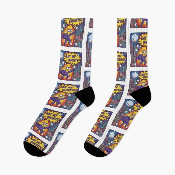 Item preview, Bart SuperHero Cartoon Eat My Shorts designed and sold by DohLab.