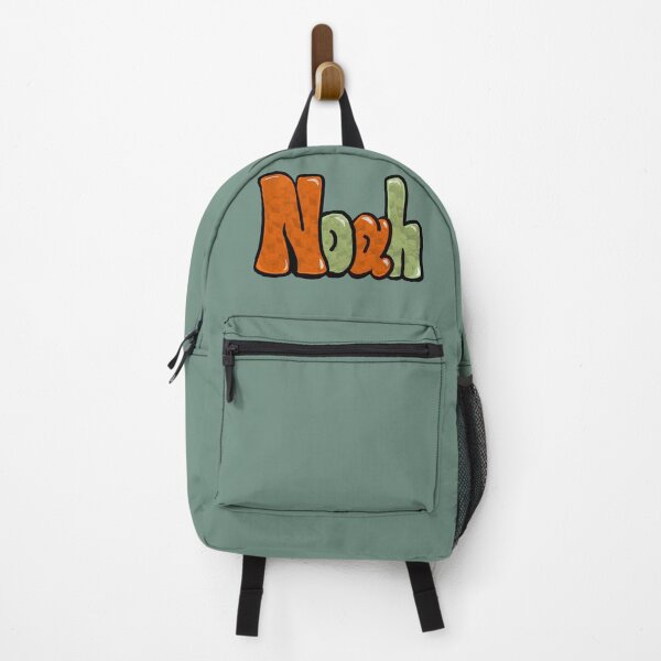 Item preview, Noah name vintage orange and sage green graffiti calligraphy Top 10 best personalized gifts for boys and men named Noah designed and sold by Artonmytee.