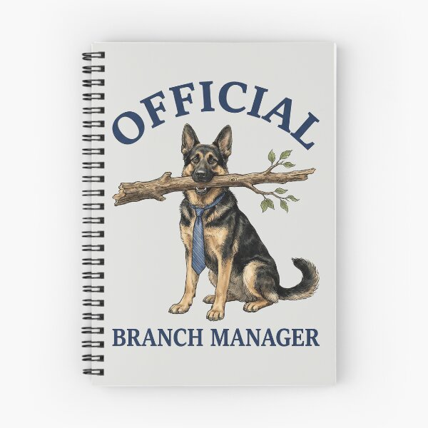 Item preview, Official Branch Manager - German Shepherd designed and sold by DigitalGlade.