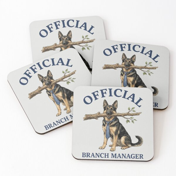 Item preview, Official Branch Manager - German Shepherd designed and sold by DigitalGlade.
