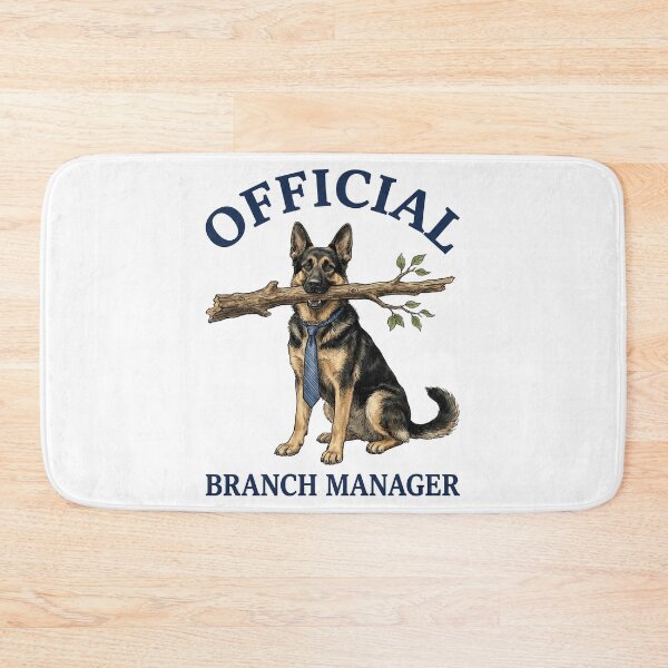 Item preview, Official Branch Manager - German Shepherd designed and sold by DigitalGlade.