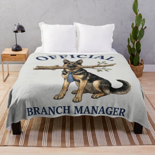 Item preview, Official Branch Manager - German Shepherd designed and sold by DigitalGlade.