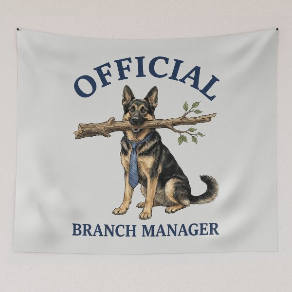 Item preview, Official Branch Manager - German Shepherd designed and sold by DigitalGlade.