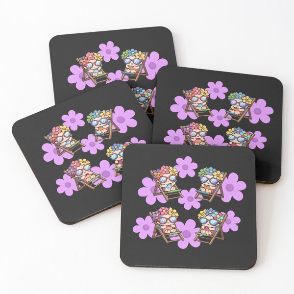 Item preview, Daisies on deck chairs waiting for spring designed and sold by PatronesKawai.
