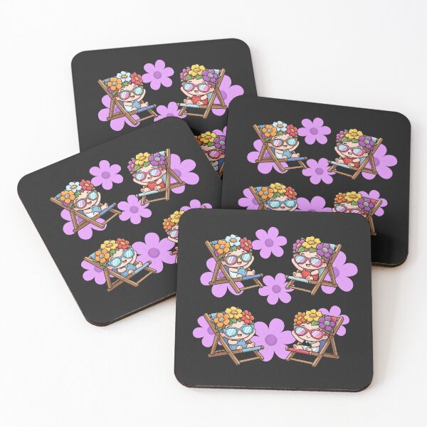 Item preview, Daisies on deck chairs waiting for spring designed and sold by PatronesKawai.