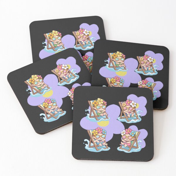 Item preview, Daisies on deck chairs waiting for spring designed and sold by PatronesKawai.