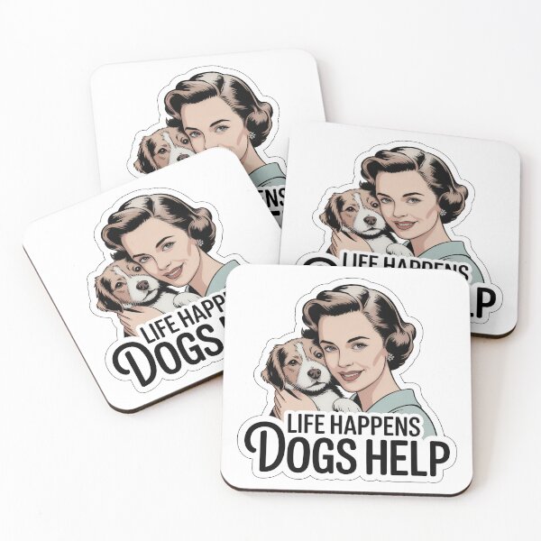 Item preview, Life Happens Dogs Help designed and sold by J-Style-Design.