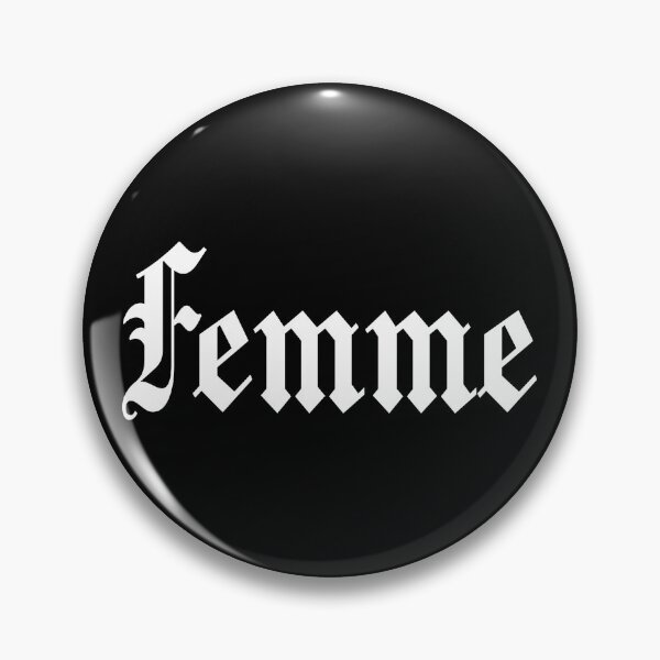 Item preview, Femme Lesbian WLW Gothic Typography designed and sold by HIGHDIE STUDIOS.