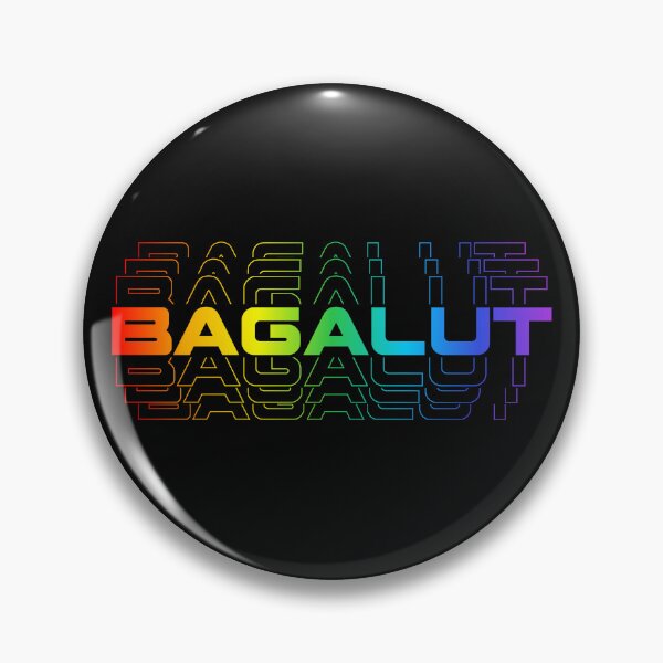 Item preview, Bagalut – Funny North German saying Retro Rainbow Typography designed and sold by Fies-und-Fein.