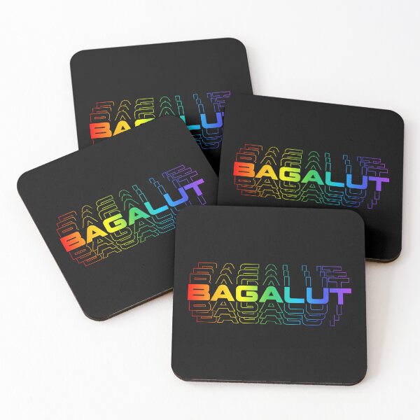 Item preview, Bagalut – Funny North German saying Retro Rainbow Typography designed and sold by Fies-und-Fein.