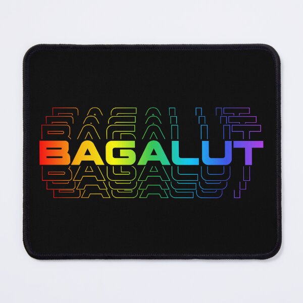 Item preview, Bagalut – Funny North German saying Retro Rainbow Typography designed and sold by Fies-und-Fein.
