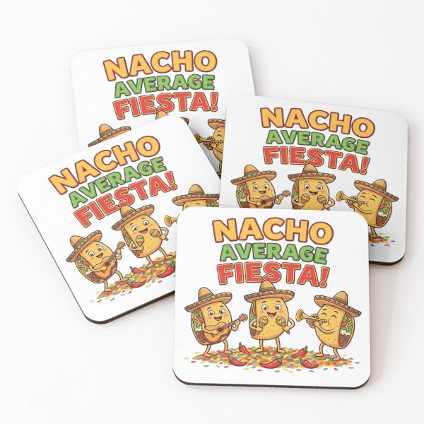 Item preview, Nacho Average Fiesta - Funny Taco Mariachi Band Pun designed and sold by KERK Art and Design.
