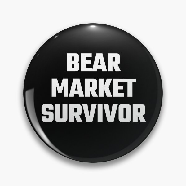 Item preview, Bear Market Survivor - White Text designed and sold by Fight The Shirts.