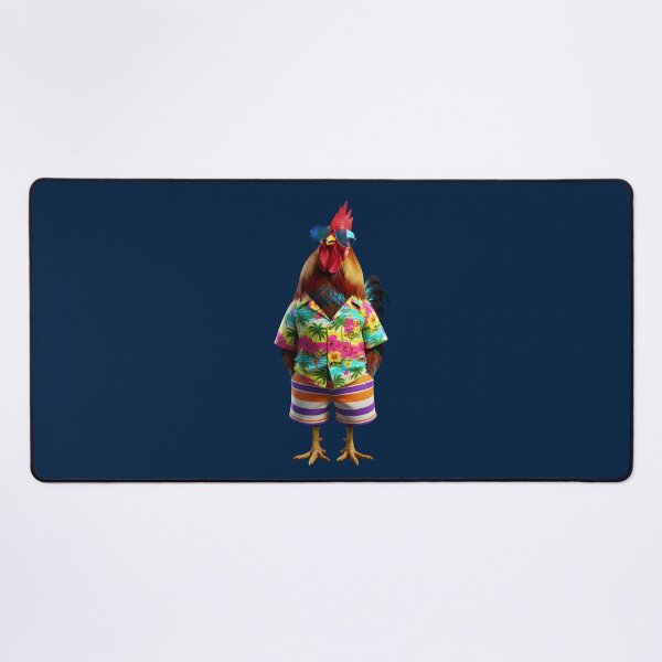 Item preview, Tropical Chill Rooster in Vacation Mode designed and sold by Dakson Design - Fantasy Art.