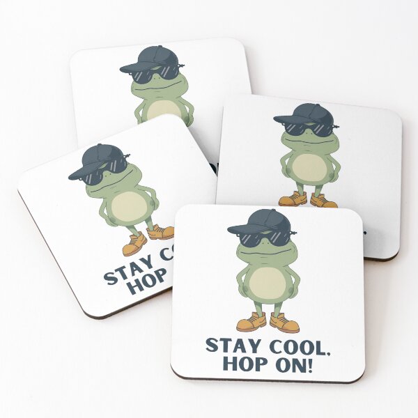 Item preview, Cool Frog With Sunglasses - Stay Cool Hop On - Funny Frog Shirt Gift designed and sold by Unsololugar.