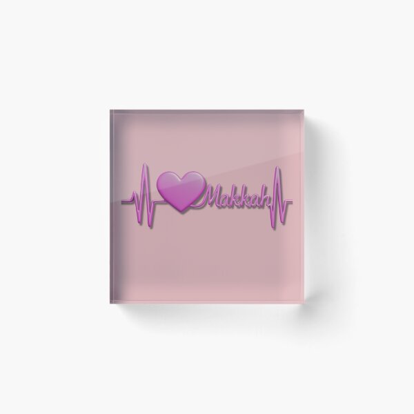 Item preview, Makkah Heartbeat Pulse (V.7) - Islamic Faith & Love Design designed and sold by D-Islamic.