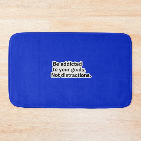 Item preview, Be Addicted To Your Goals Not Distractions Minimalist Sticker designed and sold by Scro-Ciob-Shop.