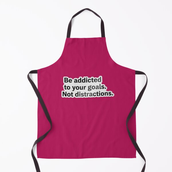 Item preview, Be Addicted To Your Goals Not Distractions Minimalist Sticker designed and sold by Scro-Ciob-Shop.