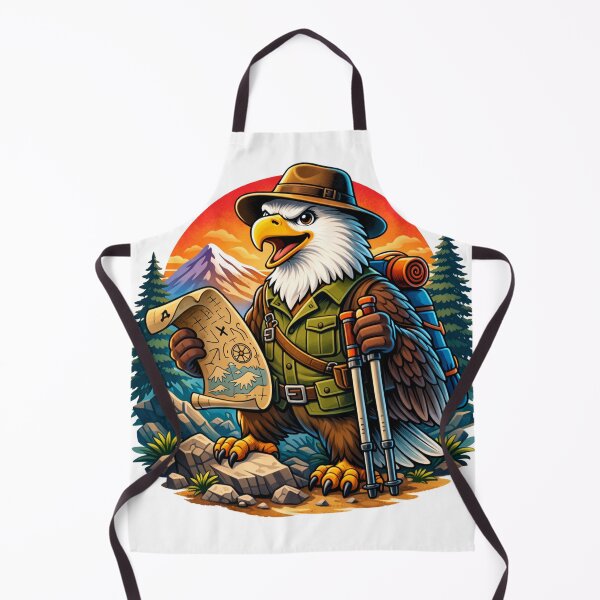 Item preview, Explorer Eagle – Adventure Hiking Wildlife Retro Sunset Design designed and sold by hiperdinotees.