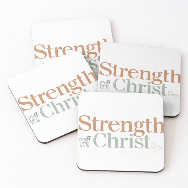Item preview, Strength in Christ Faith Typography designed and sold by Sunniz.