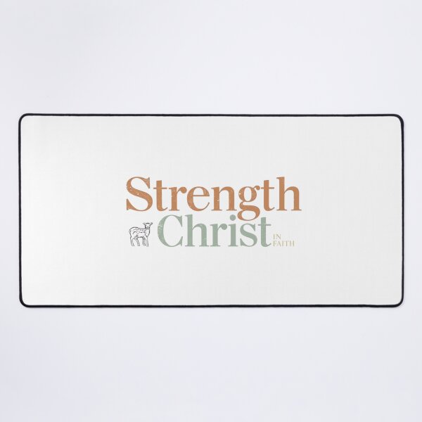Item preview, Strength in Christ Faith Typography designed and sold by Sunniz.