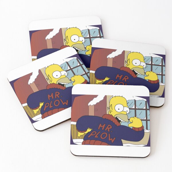 Item preview, Homer Mr. Plow Winter Jacket Cartoon Moment designed and sold by DohLab.