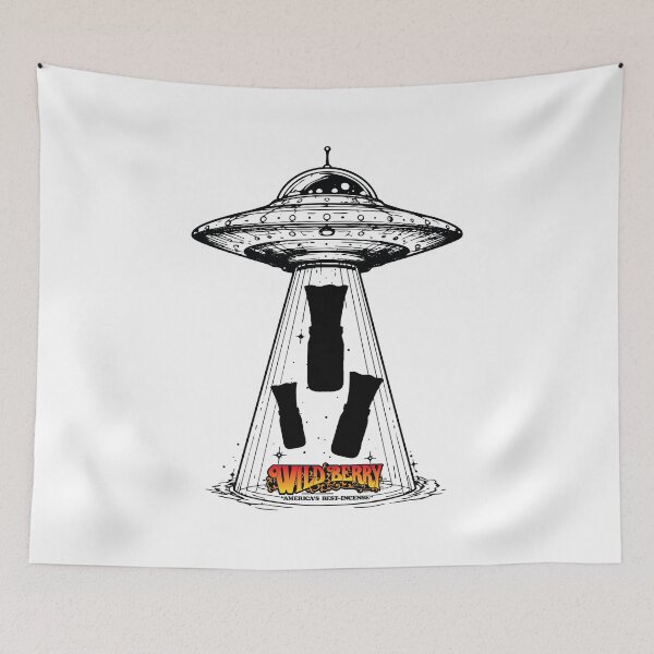 Item preview, UFO designed and sold by WildBerryIncense.