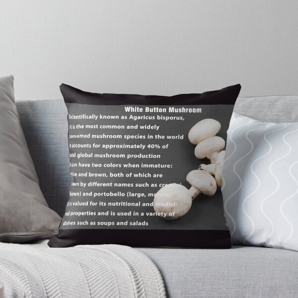 Item preview, White Button Mushroom  designed and sold by BUTTER7FLY.