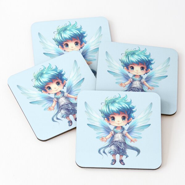 Item preview, Little Angel Boy designed and sold by bubblyrainbow.