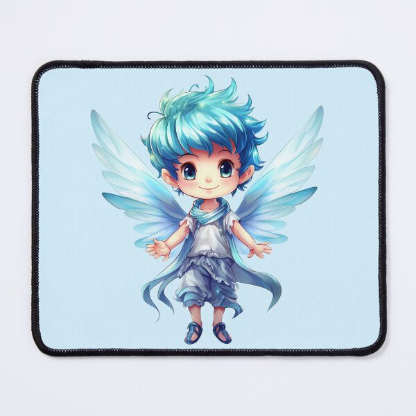 Item preview, Little Angel Boy designed and sold by bubblyrainbow.