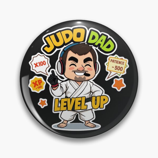Item preview, Judo Dad Level Up – Japanese Martial Arts Retro Design for Proud Judo Fathers designed and sold by Sparkofart07.