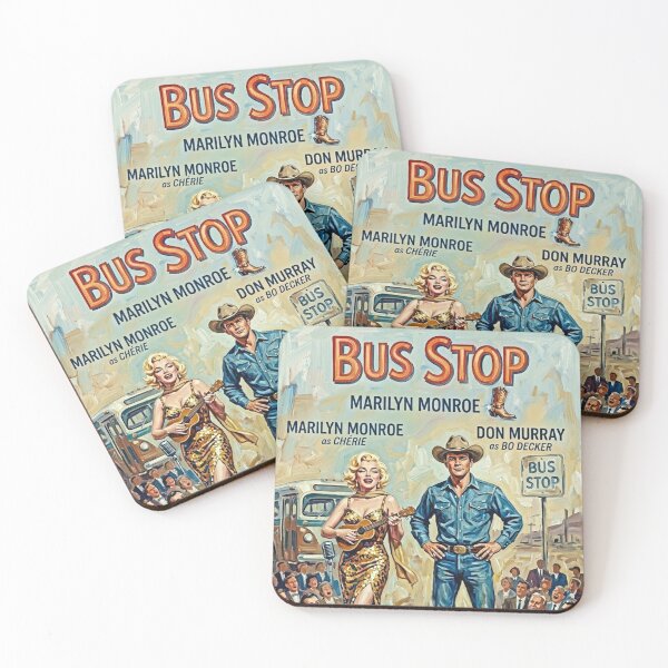 Item preview, Hollywood Poster Art: Bus Stop (1956) designed and sold by Art's Diner.