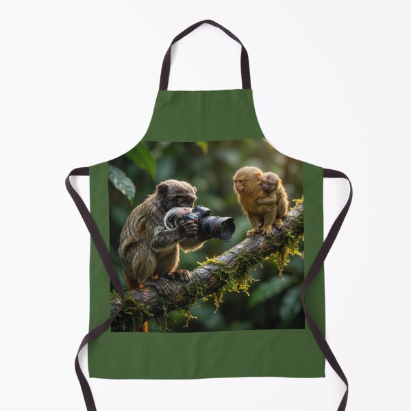 Item preview, Emperor Tamarin Sets Up Photoshoot with Pygmy Marmosets designed and sold by Tridentulus.