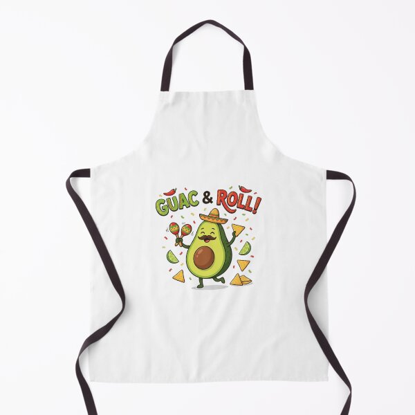 Item preview, Guac And Roll - Funny Avocado Fiesta Music Pun designed and sold by KERK Art and Design.