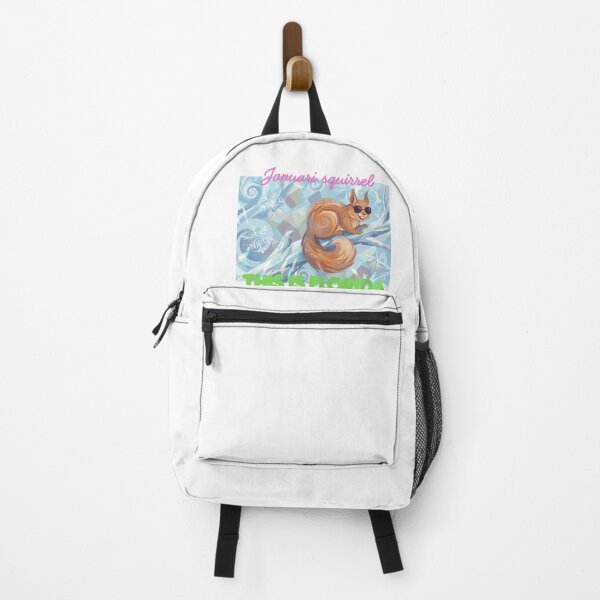 Item preview, "January Squirrel This Is Florida Funny Florida Sticker Shirt Phone Case, Florida Winter Humor Gift, Florida Native Local" designed and sold by De Aqui y de Alla Studio.