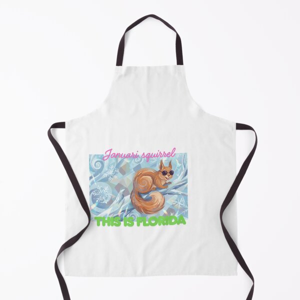 Item preview, "January Squirrel This Is Florida Funny Florida Sticker Shirt Phone Case, Florida Winter Humor Gift, Florida Native Local" designed and sold by De Aqui y de Alla Studio.