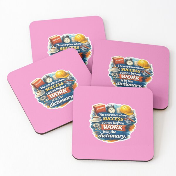 Item preview, Success Comes Before Work Only In The Dictionary Sticker designed and sold by Scro-Ciob-Shop.